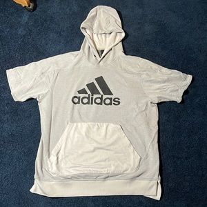 Adidas short sleeve hoodie